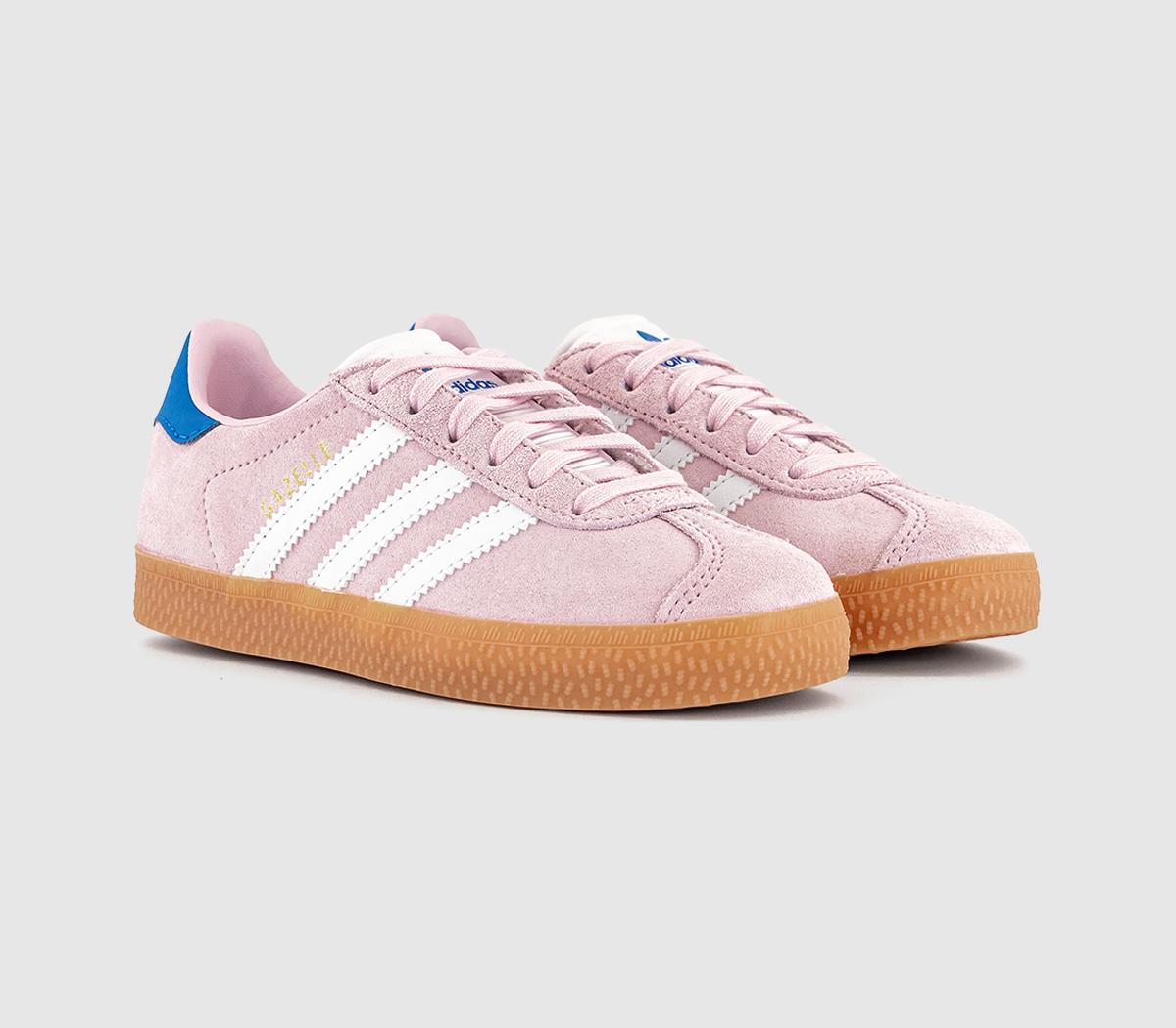 adidasGazelle 2 Kids TrainersPink White Bluebird