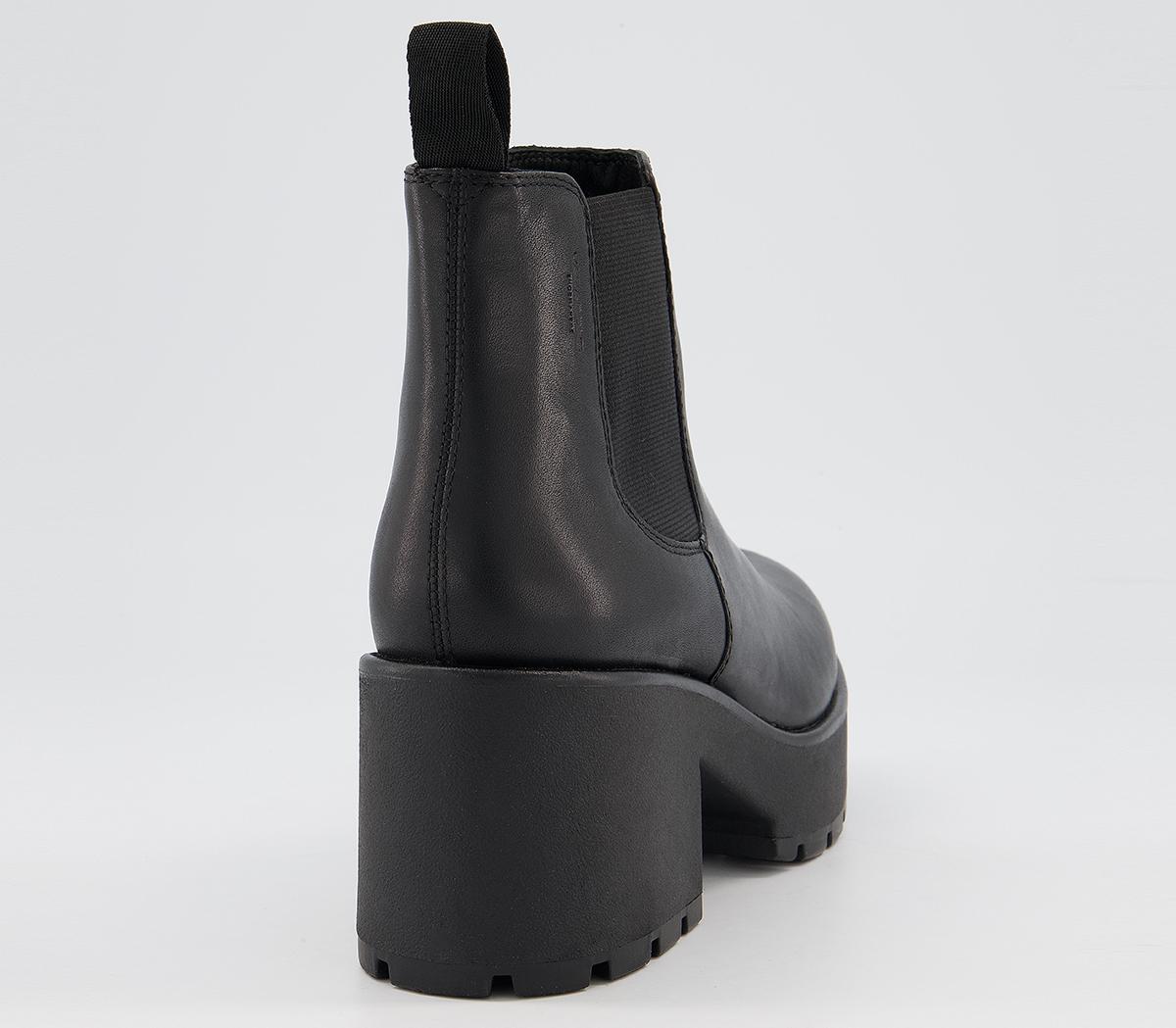 Vagabond Shoemakers Dioon Elastic Chelsea Boots Vagabond Shoemakers Dioon Elastic Chelsea Boots Black Leather