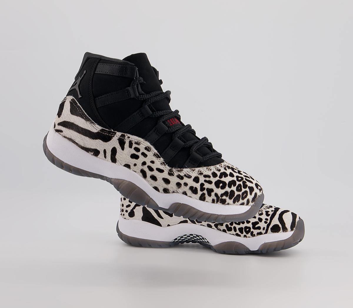 Jordan Air Jordan 11 Trainers Jordan Air Jordan 11 Trainers Black Gym Red Sail White