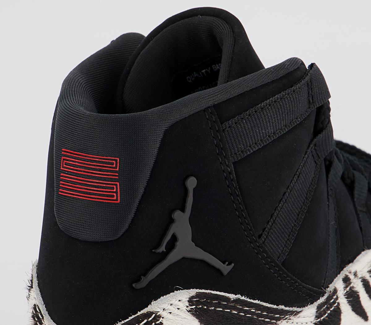 Jordan Air Jordan 11 Trainers Jordan Air Jordan 11 Trainers Black Gym Red Sail White