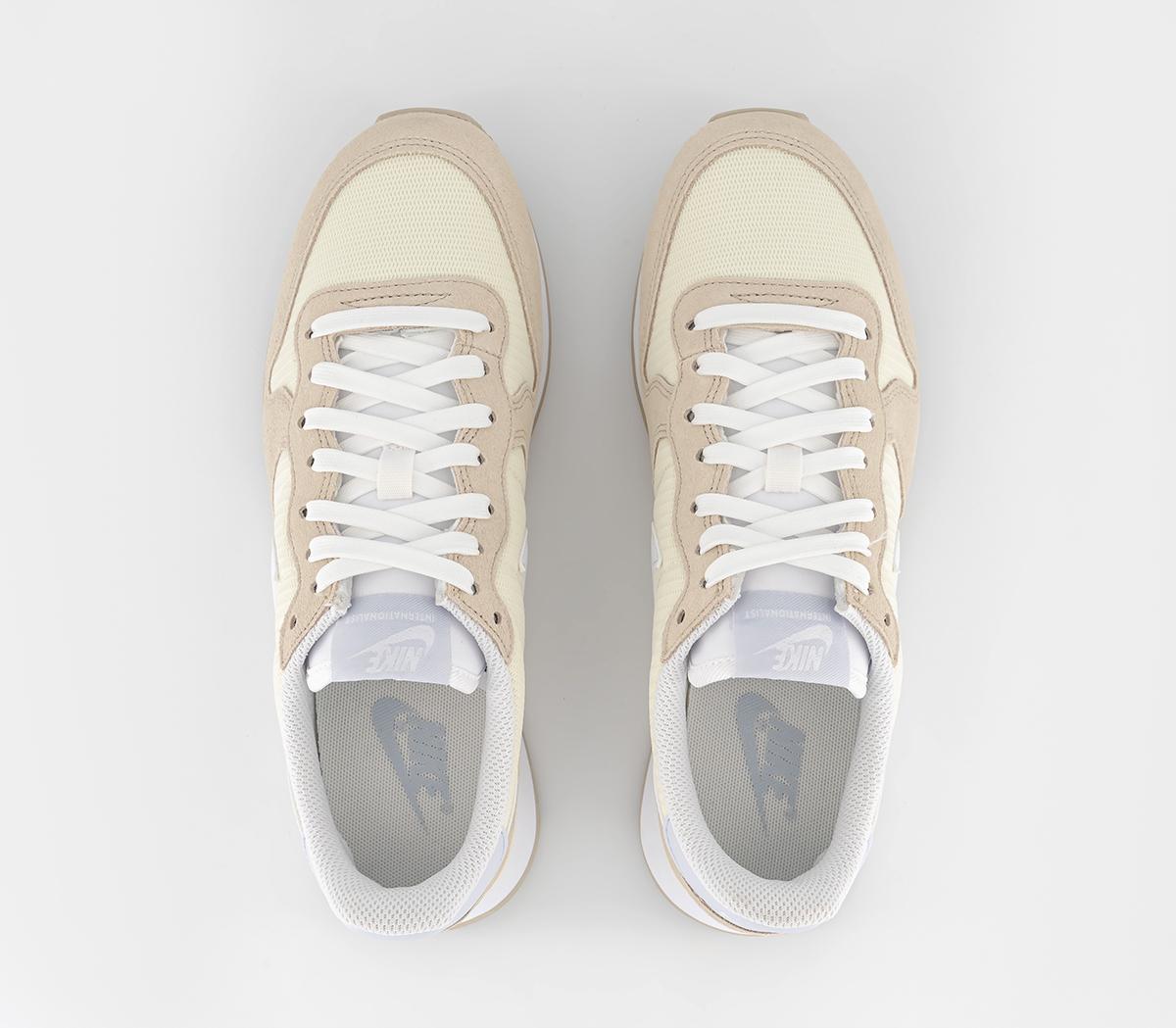 NikeNike Internationalist TrainersCoconut Milk Sanddrift Football Grey