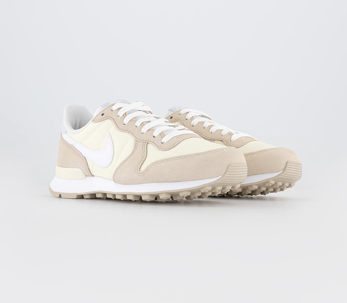 NikeNike Internationalist TrainersCoconut Milk Sanddrift Football Grey