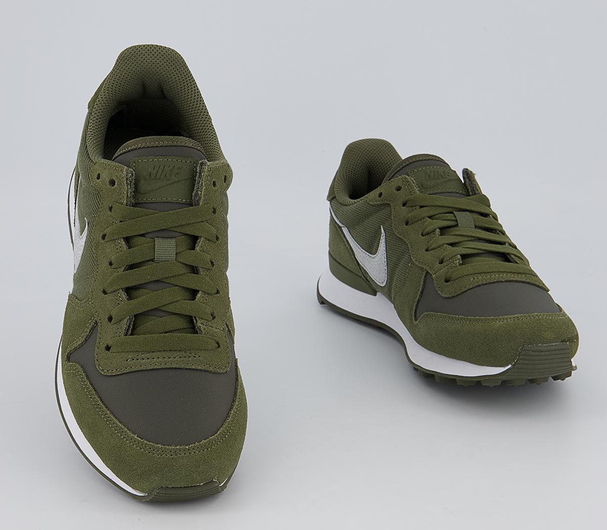 Nike Internationalist Trainers Medium Olive Medium Olivewhite Women S Trainers