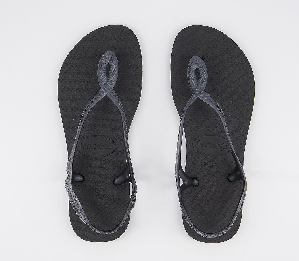 HavaianasLuna Flip FlopsBlack