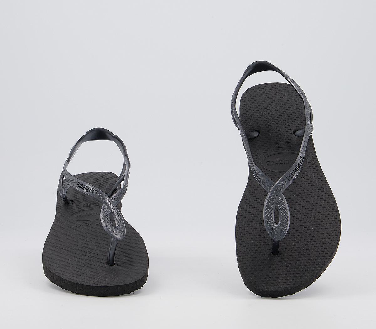 HavaianasLuna Flip FlopsBlack