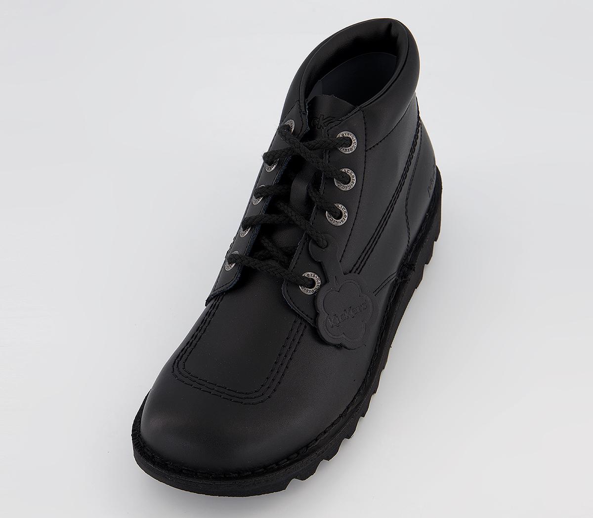 KickersKick Hi Boots KickersKick Hi Boots Black Leather