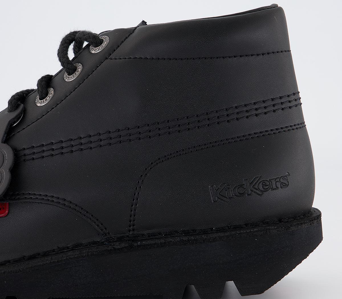 KickersKick Hi Boots KickersKick Hi Boots Black Leather