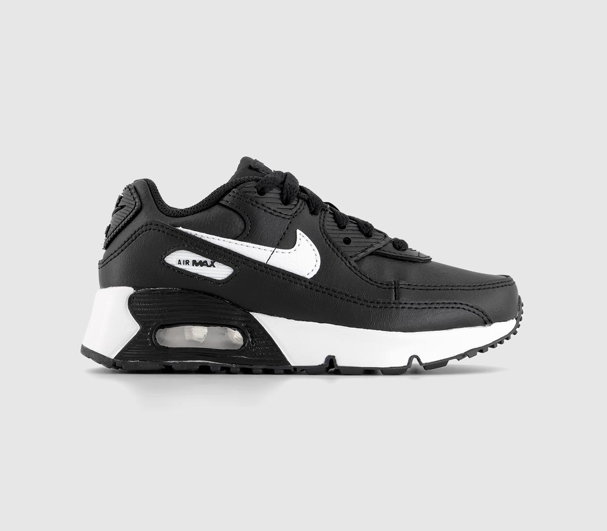 Kids Air Max 90 Ps Trainers Black White