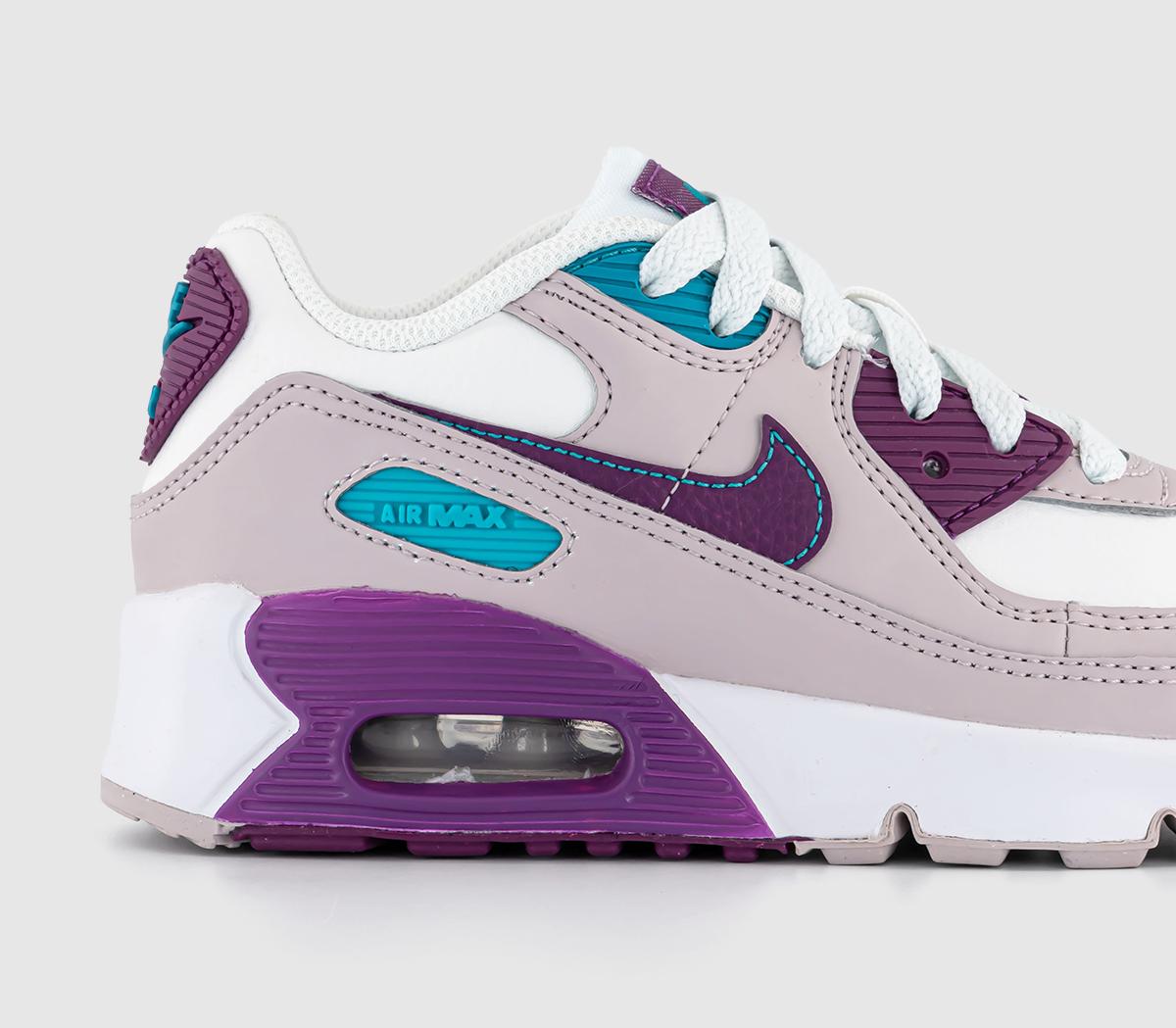NikeAir Max 90 Ps Trainers NikeAir Max 90 Ps TrainersSummit White Viotech Platinum Violet