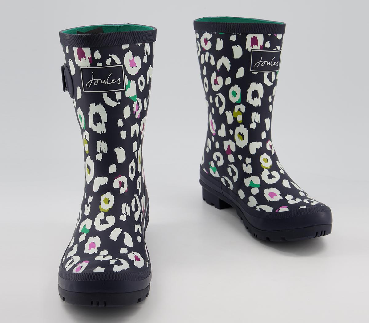 JoulesMolly WellyNavy Leopard