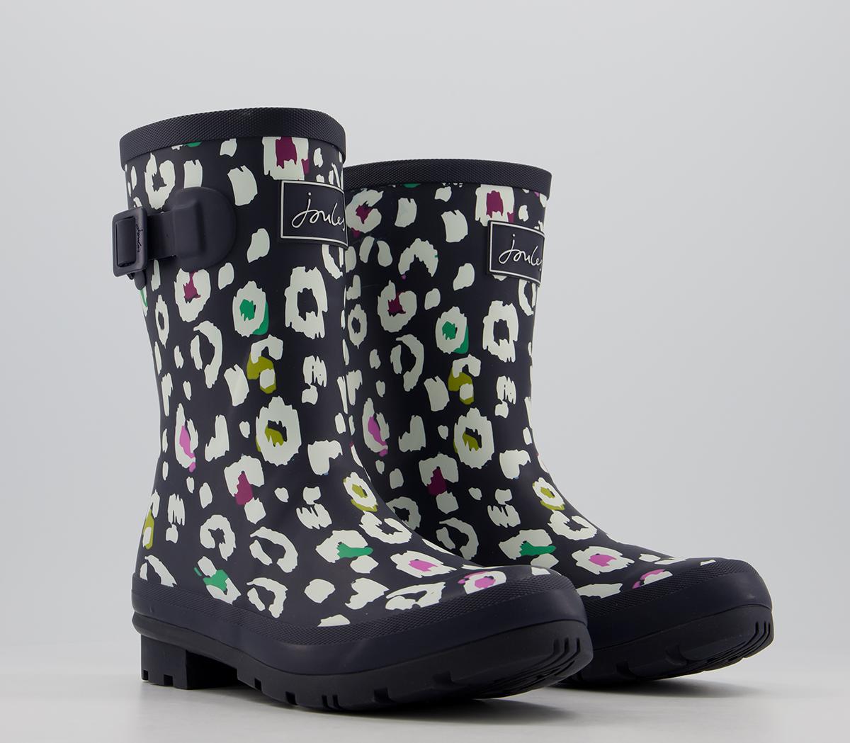 JoulesMolly WellyNavy Leopard