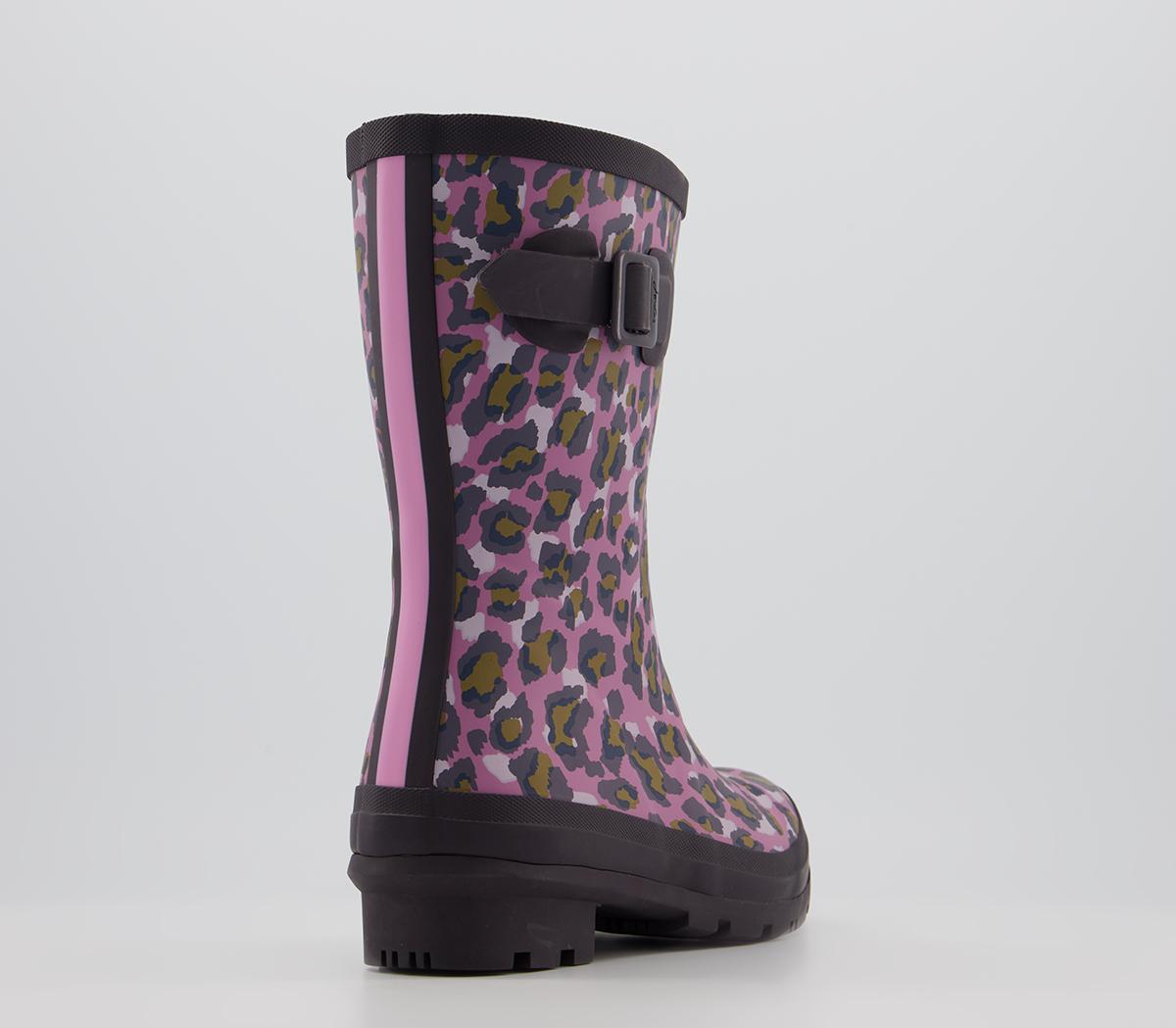 JoulesMolly WellyPink Leopard