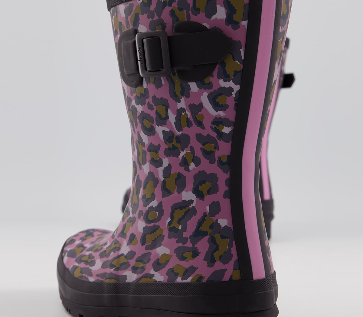 JoulesMolly WellyPink Leopard
