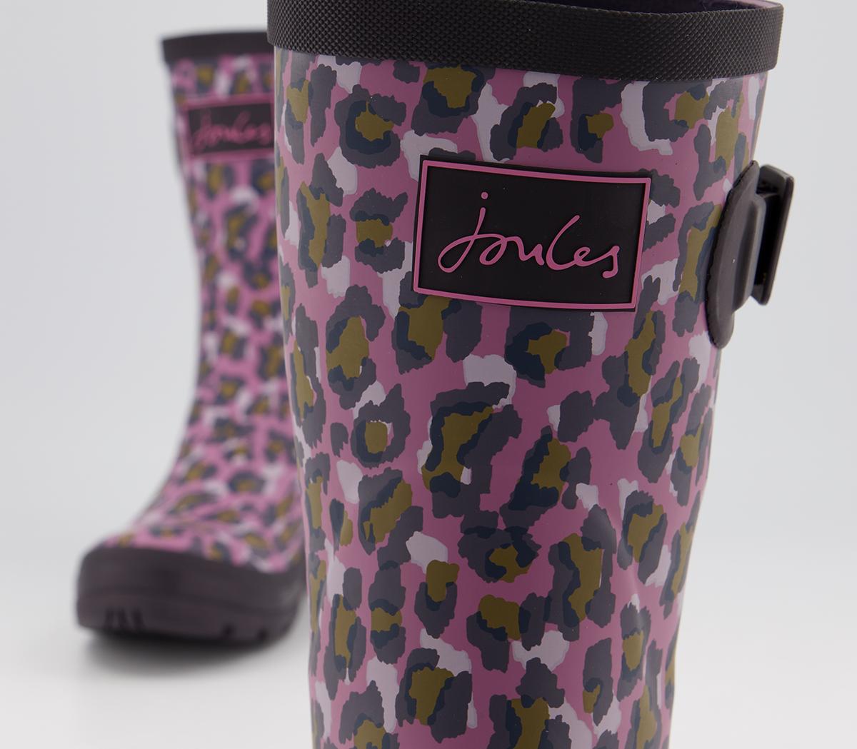 JoulesMolly WellyPink Leopard