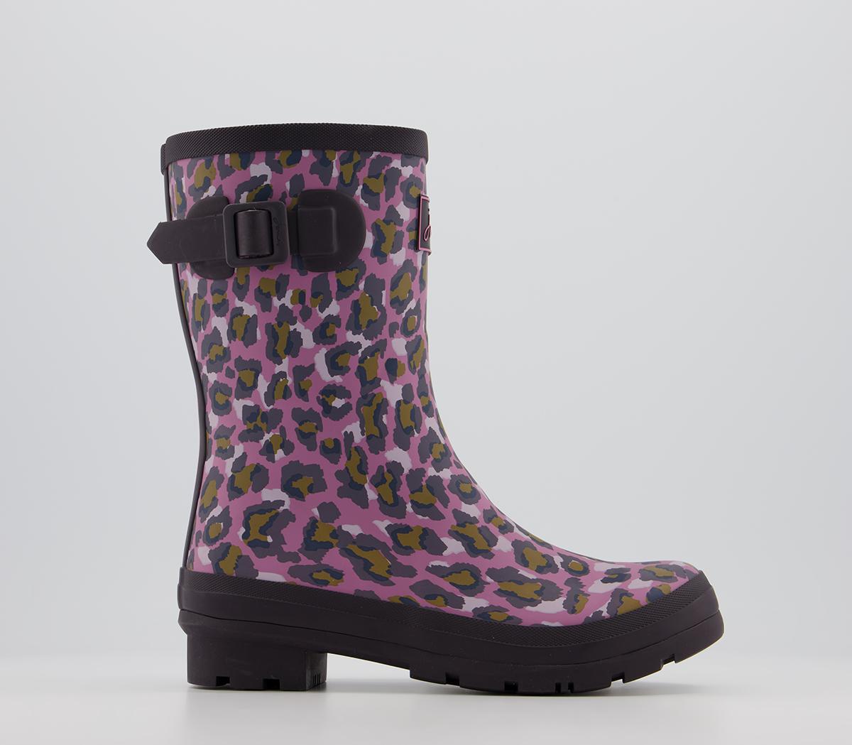 JoulesMolly WellyPink Leopard