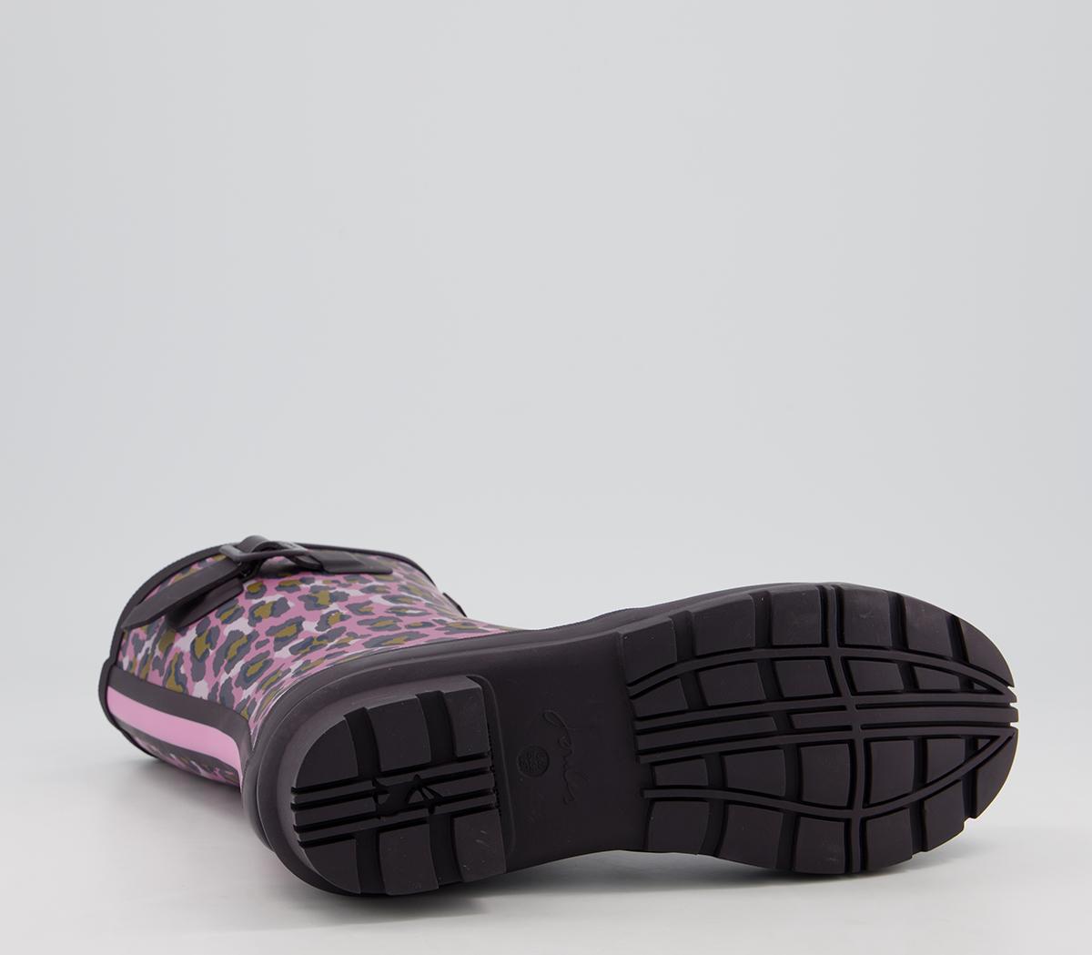JoulesMolly WellyPink Leopard