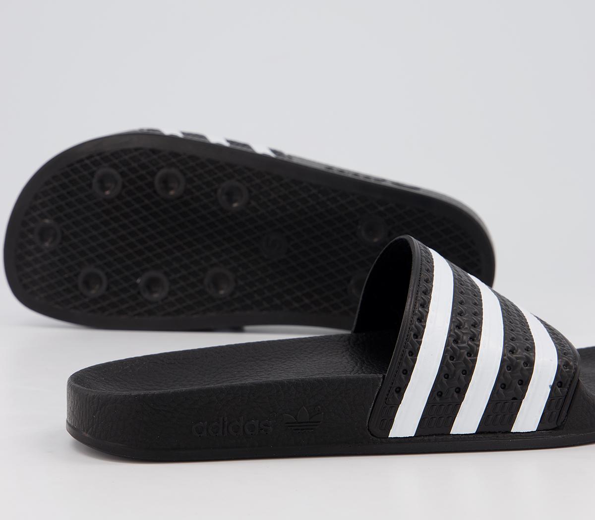 adidasAdilette SlidersBlack White