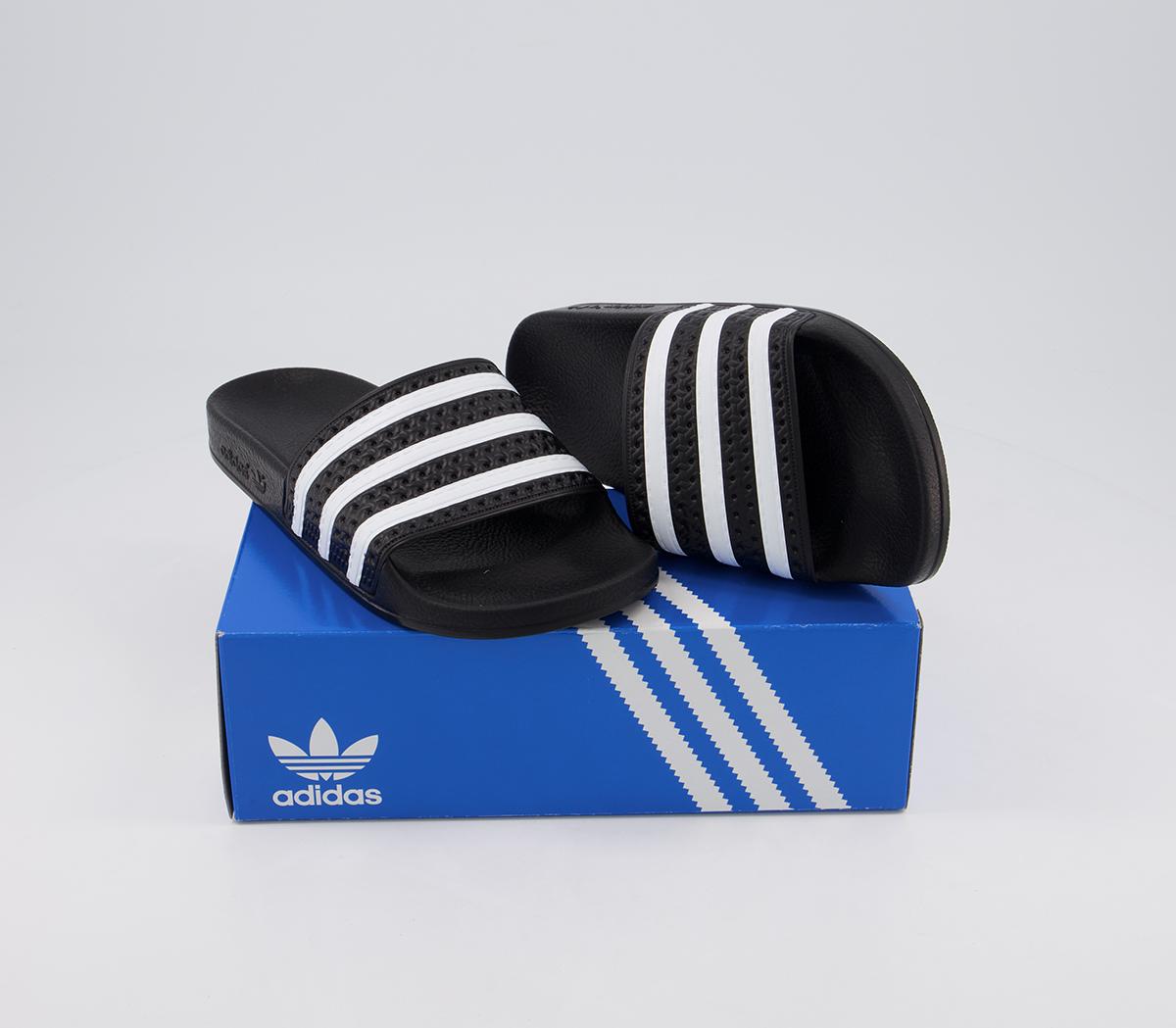 adidasAdilette SlidersBlack White