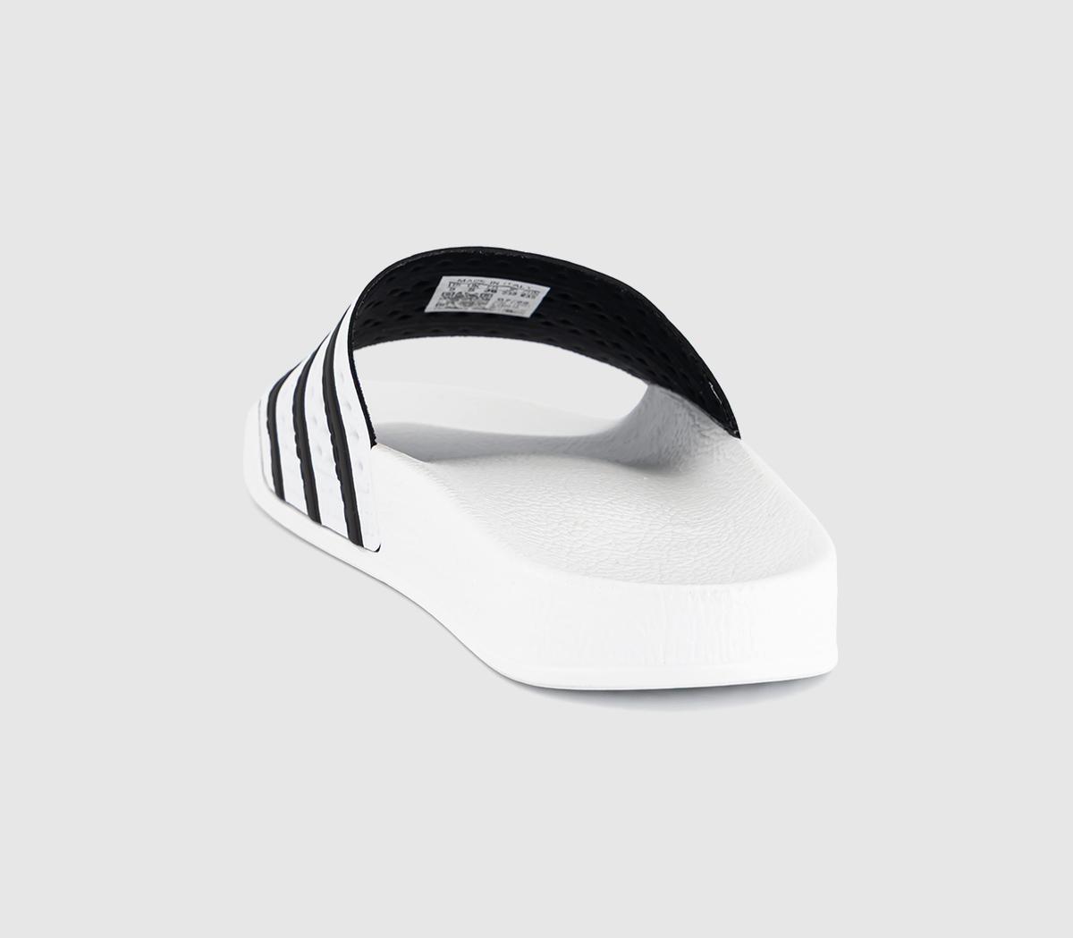 adidasAdilette SlidersWhite Black