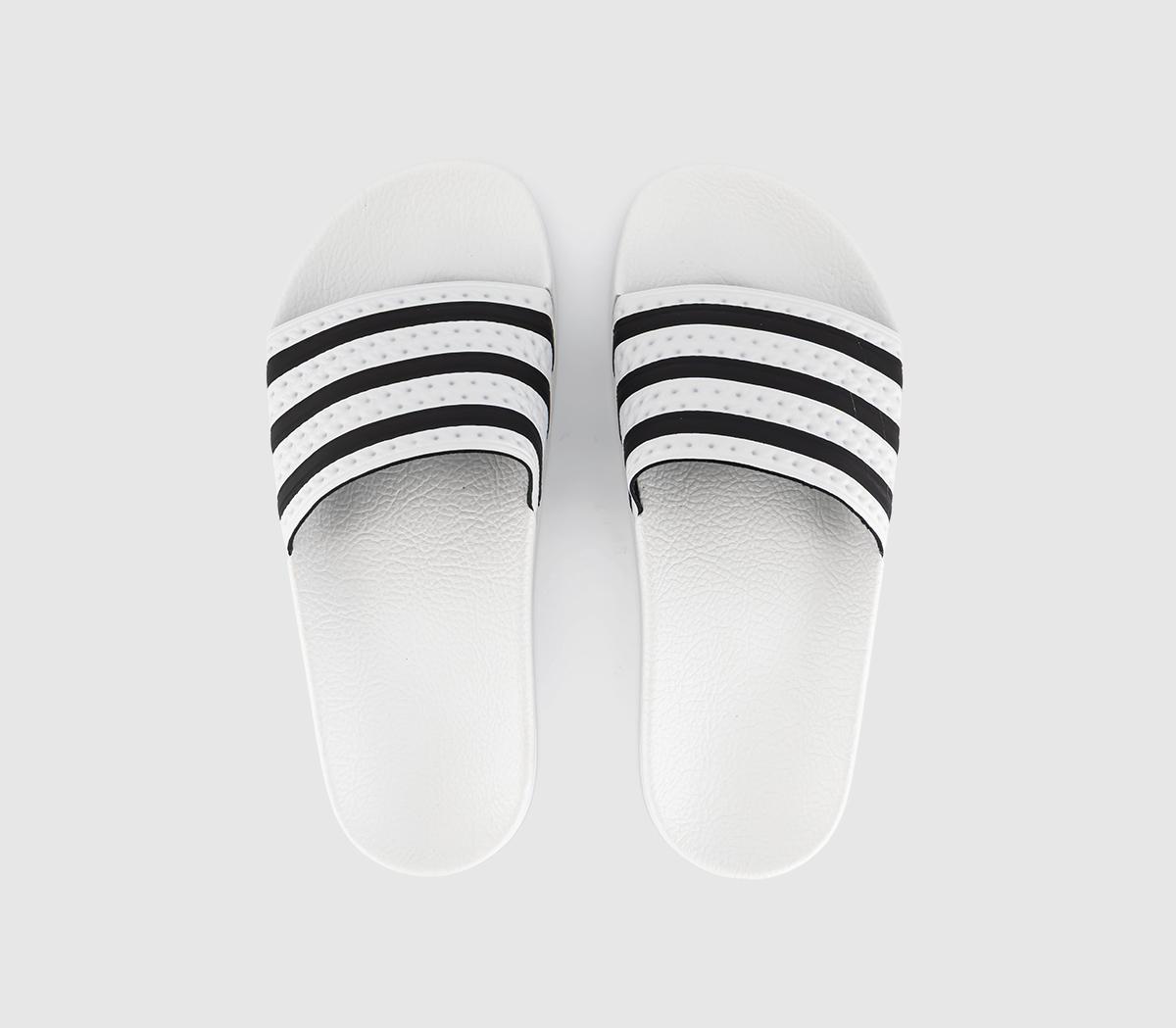 adidasAdilette SlidersWhite Black