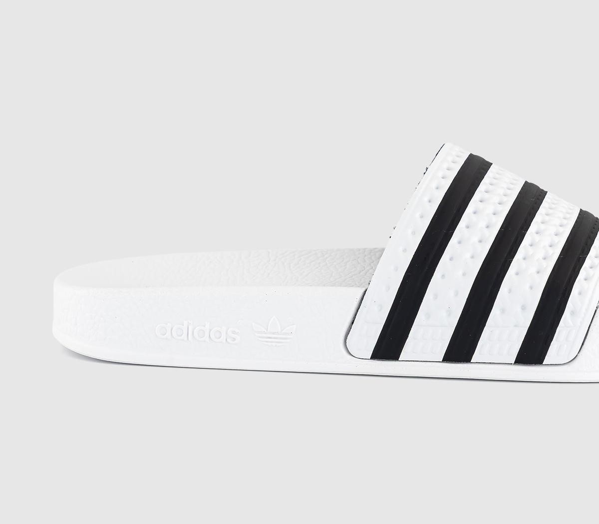 adidasAdilette SlidersWhite Black