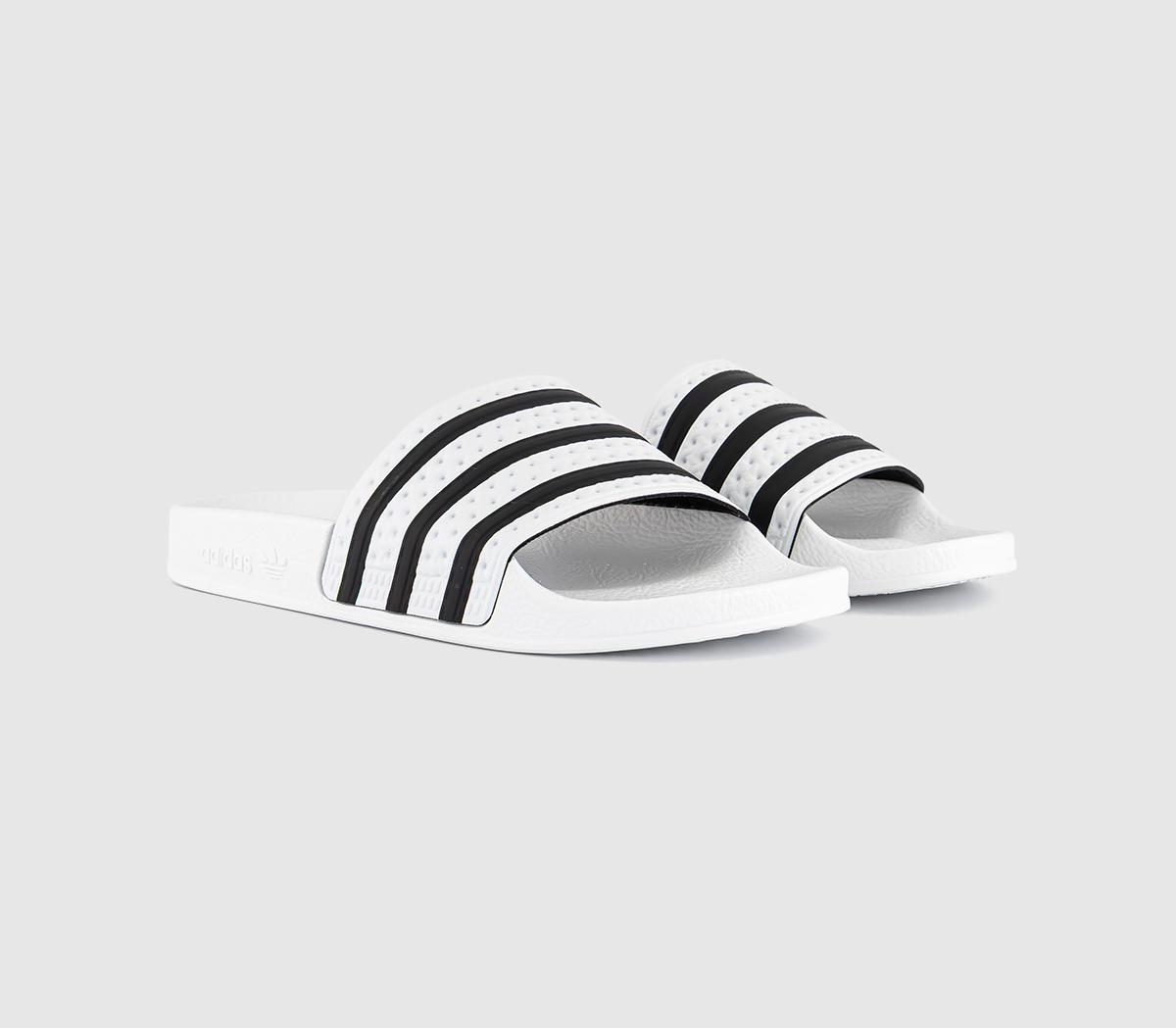 adidasAdilette SlidersWhite Black