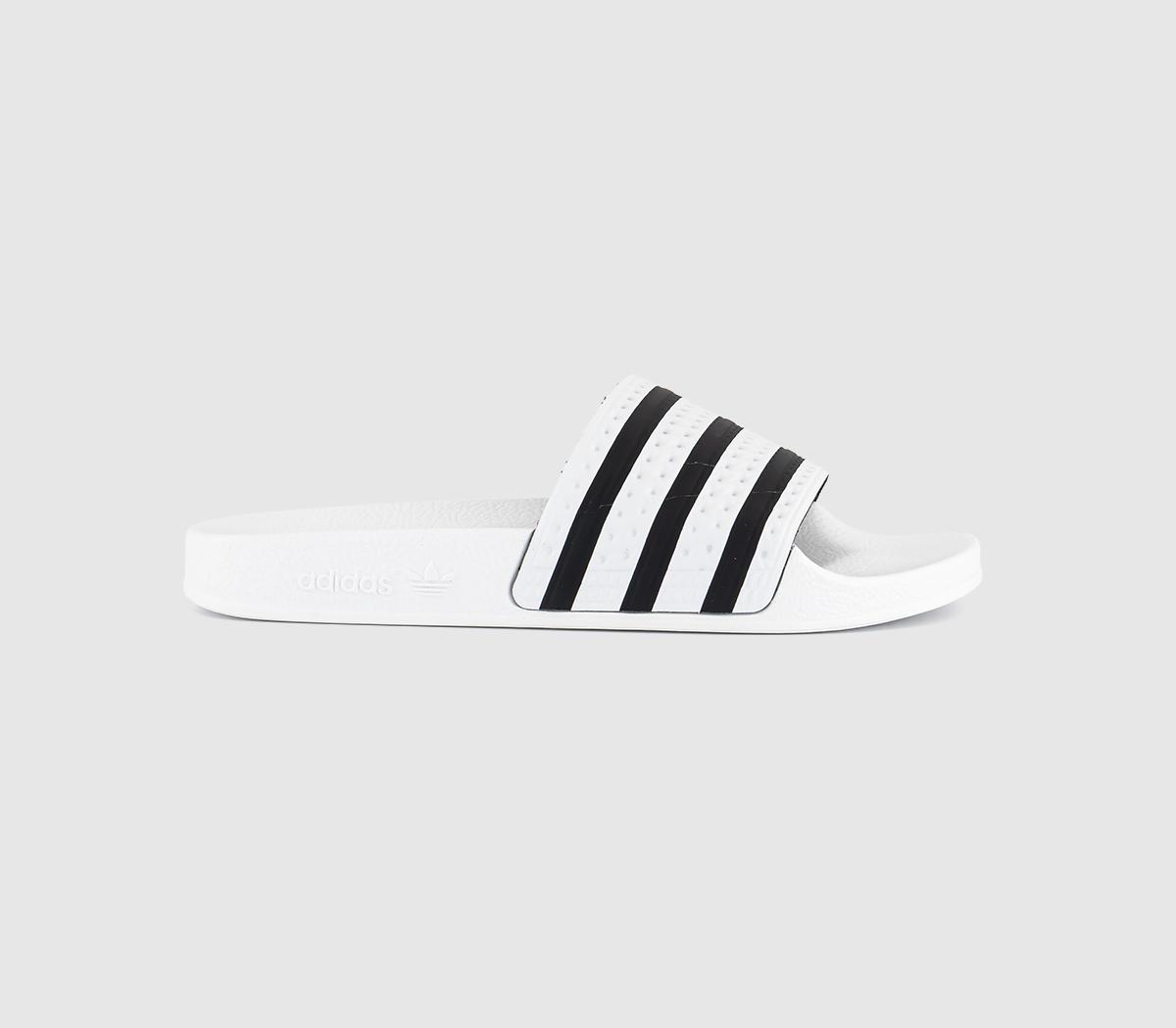 adidasAdilette SlidersWhite Black
