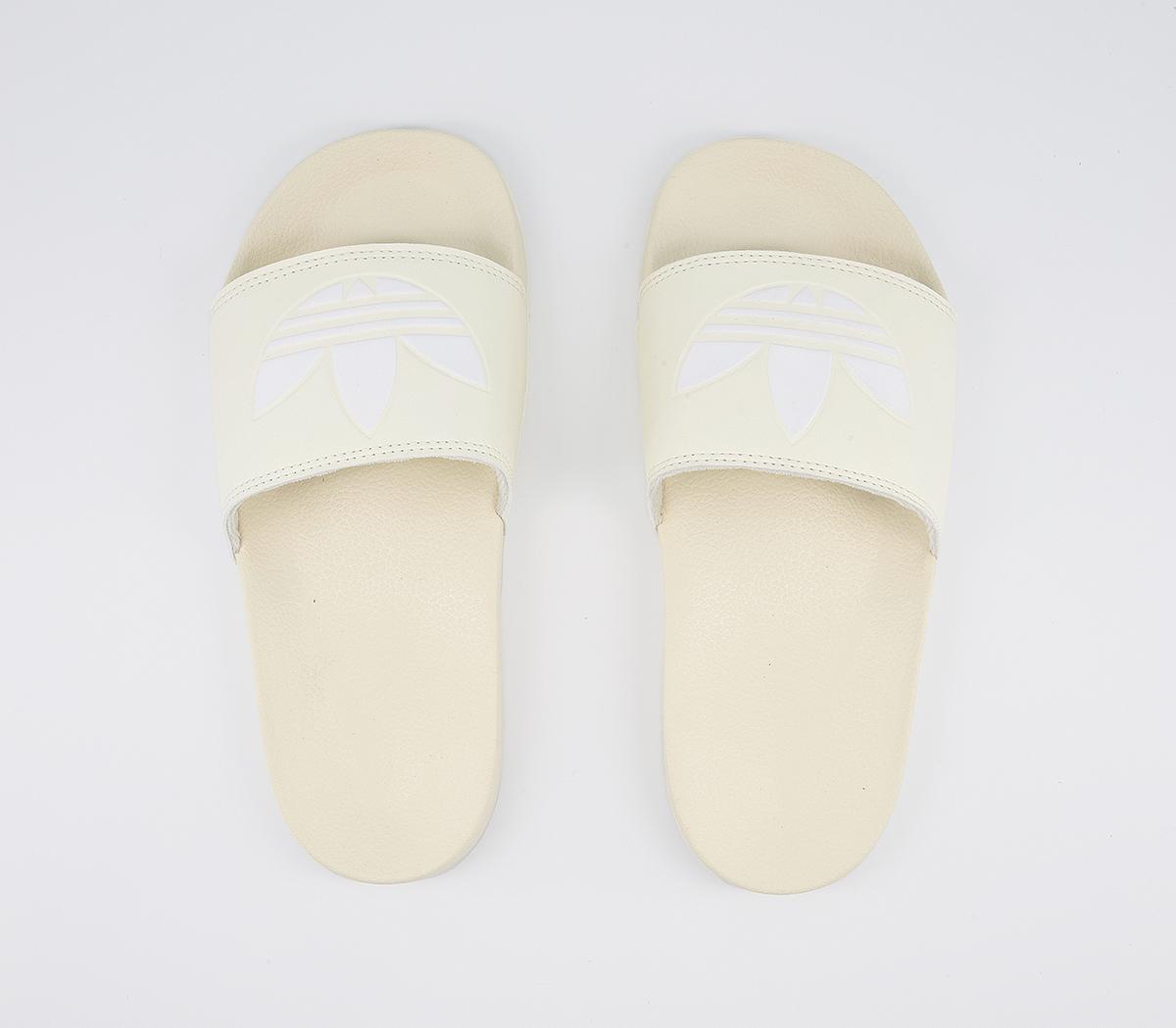 adidas Adilette Sliders adidas Adilette Sliders Off White White