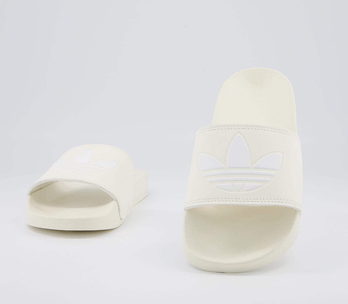 adidas Adilette Sliders adidas Adilette Sliders Off White White