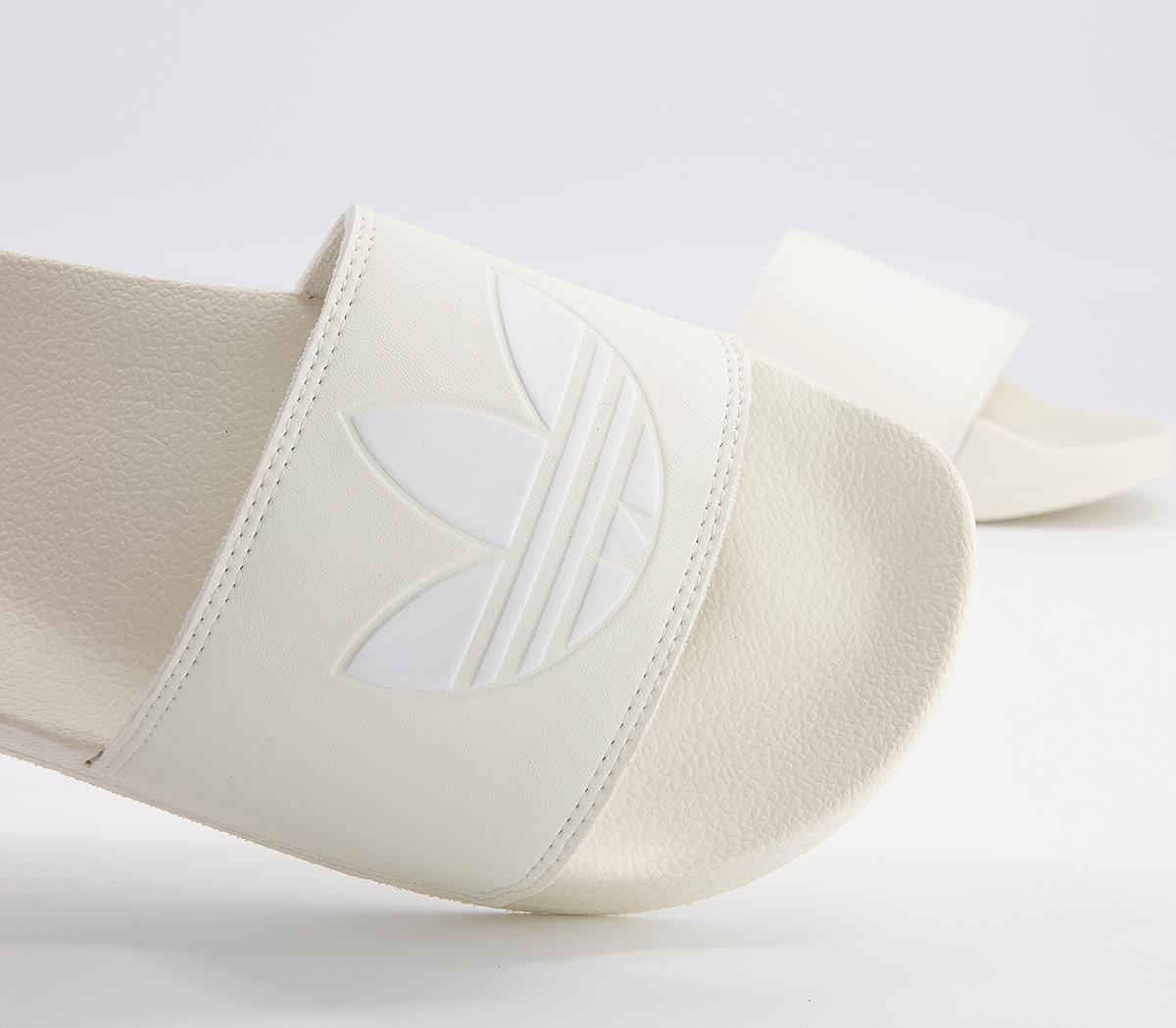 adidas Adilette Sliders adidas Adilette Sliders Off White White