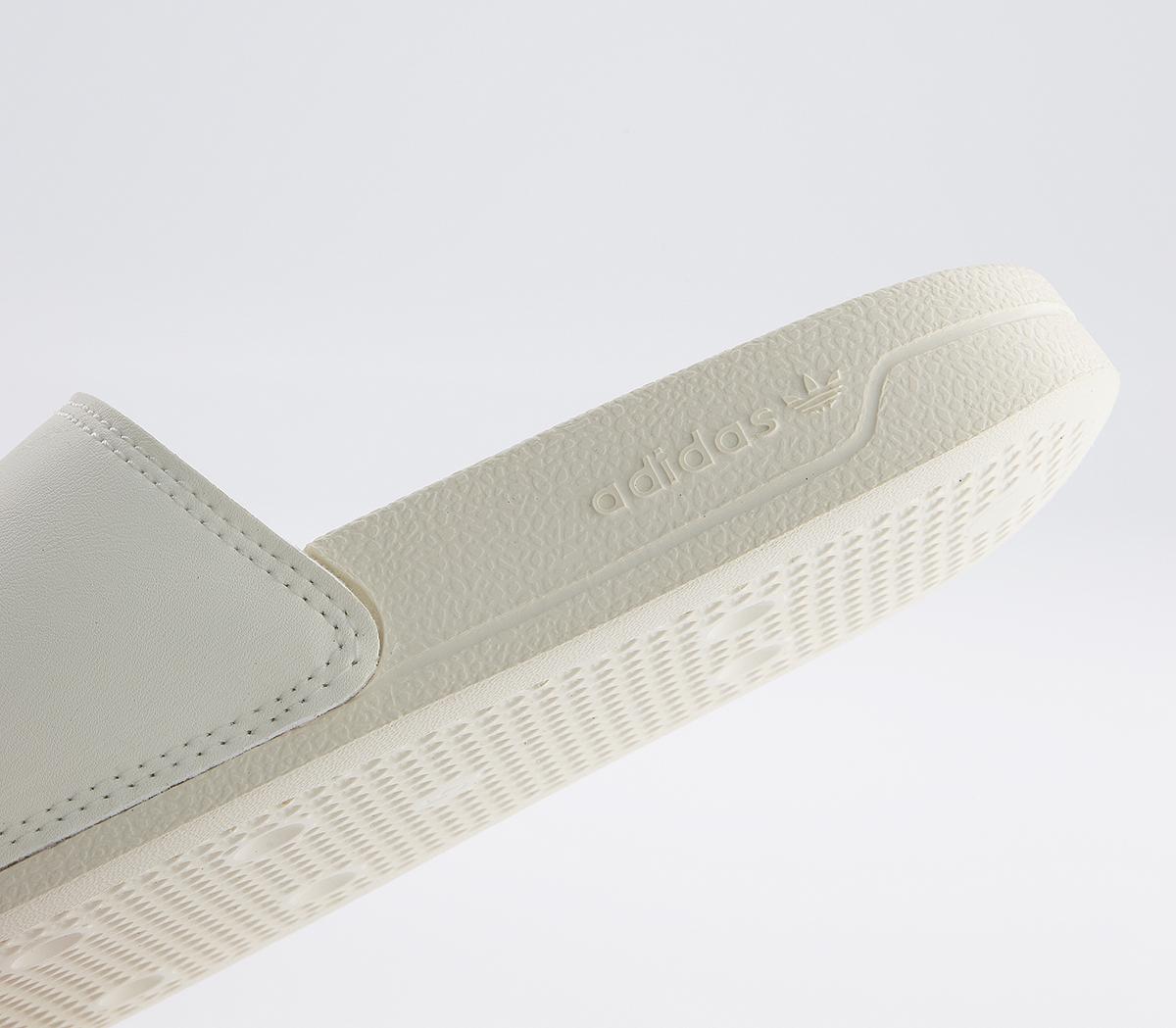 adidas Adilette Sliders adidas Adilette Sliders Off White White