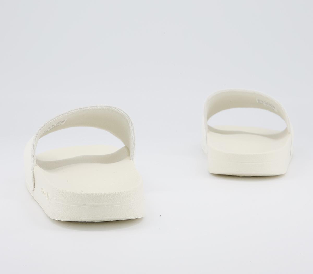 adidas Adilette Sliders adidas Adilette Sliders Off White White
