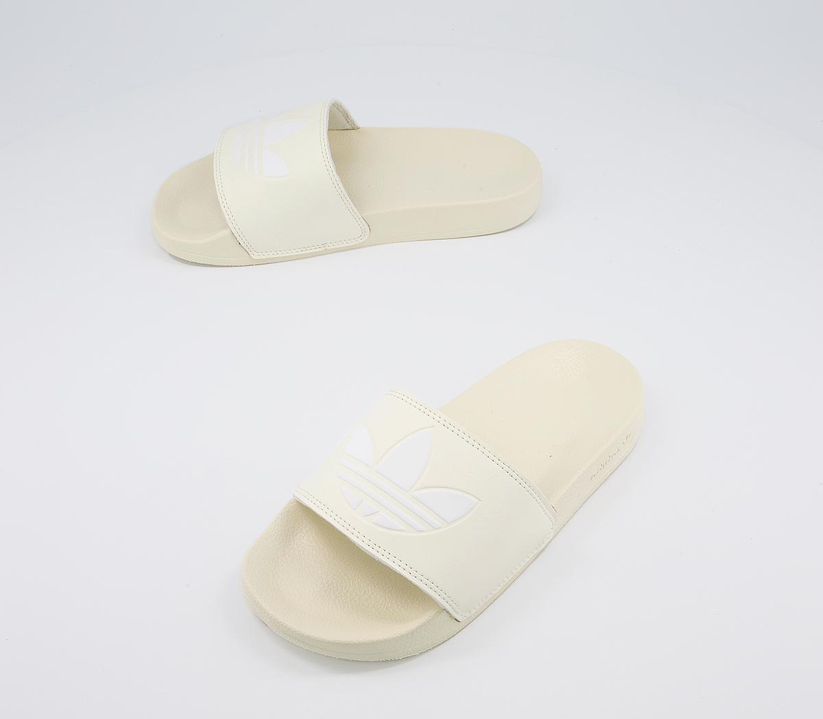 adidas Adilette Sliders adidas Adilette Sliders Off White White