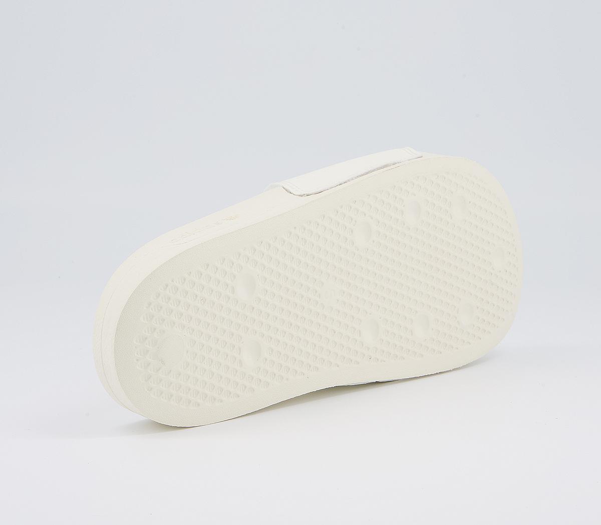 adidas Adilette Sliders adidas Adilette Sliders Off White White