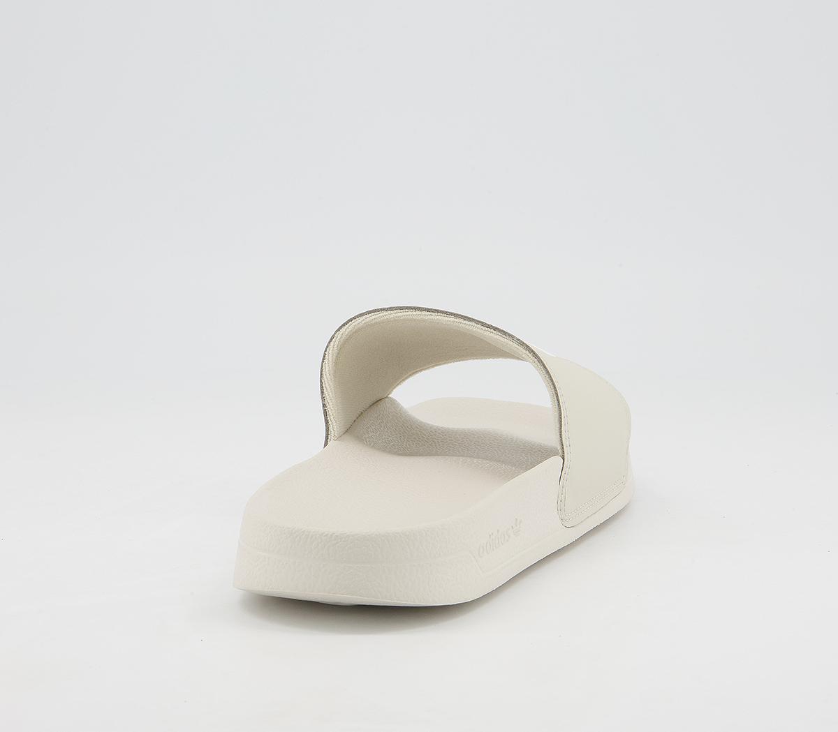 adidas Adilette Sliders adidas Adilette Sliders Alumin White White