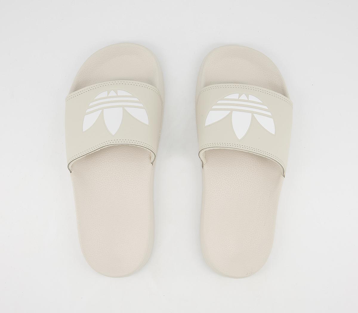adidas Adilette Sliders adidas Adilette Sliders Alumin White White