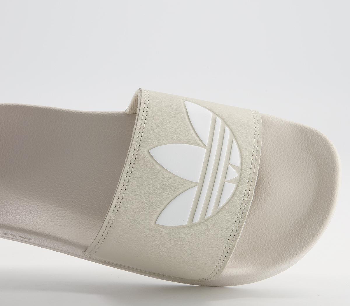 adidas Adilette Sliders adidas Adilette Sliders Alumin White White