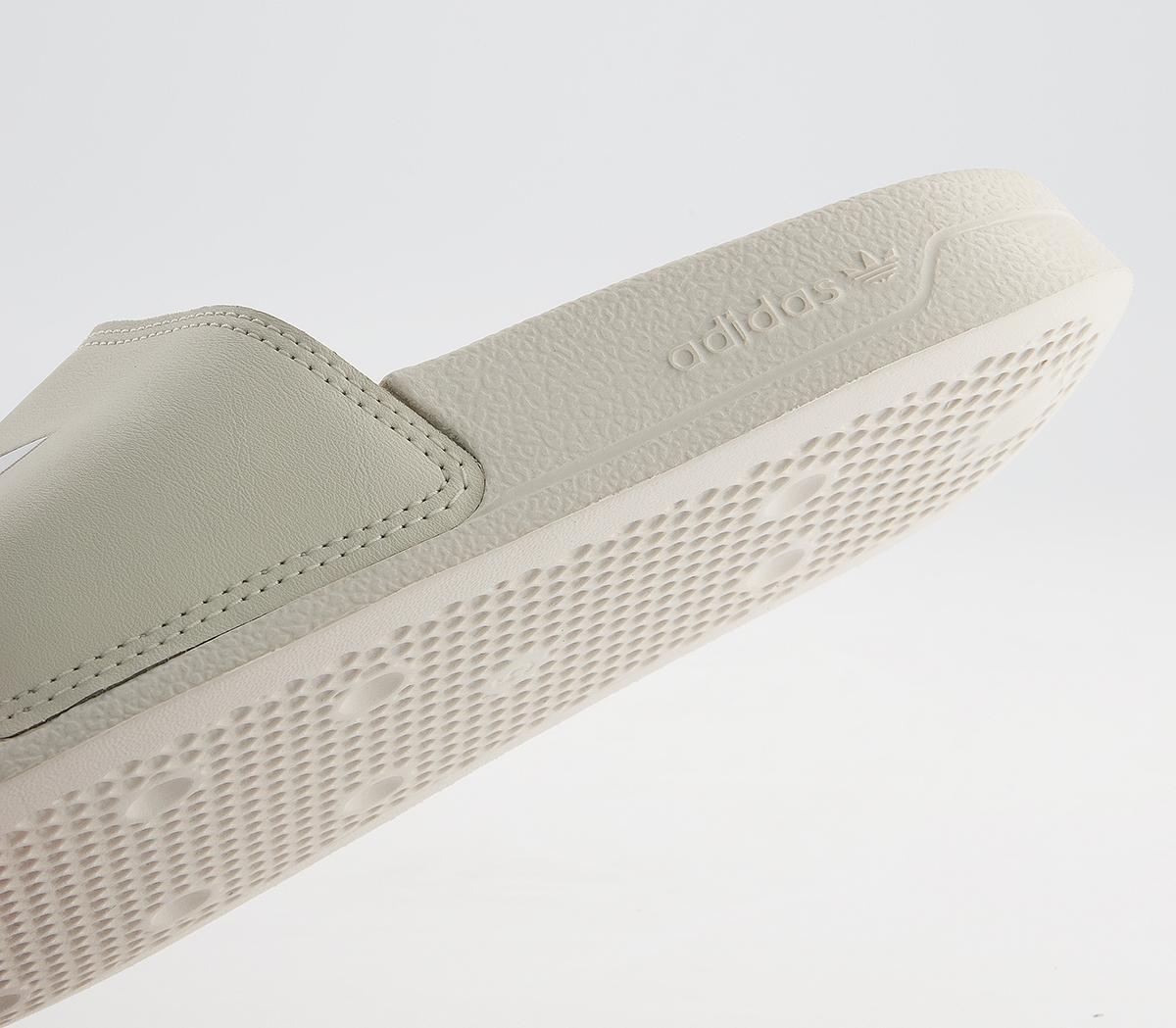 adidas Adilette Sliders adidas Adilette Sliders Alumin White White