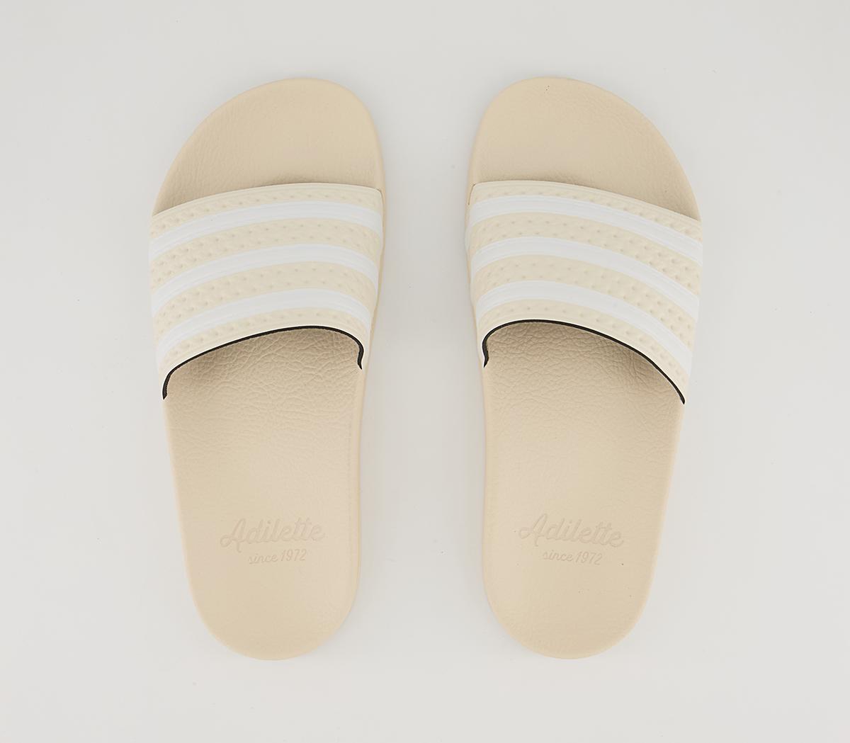 sliders for women white