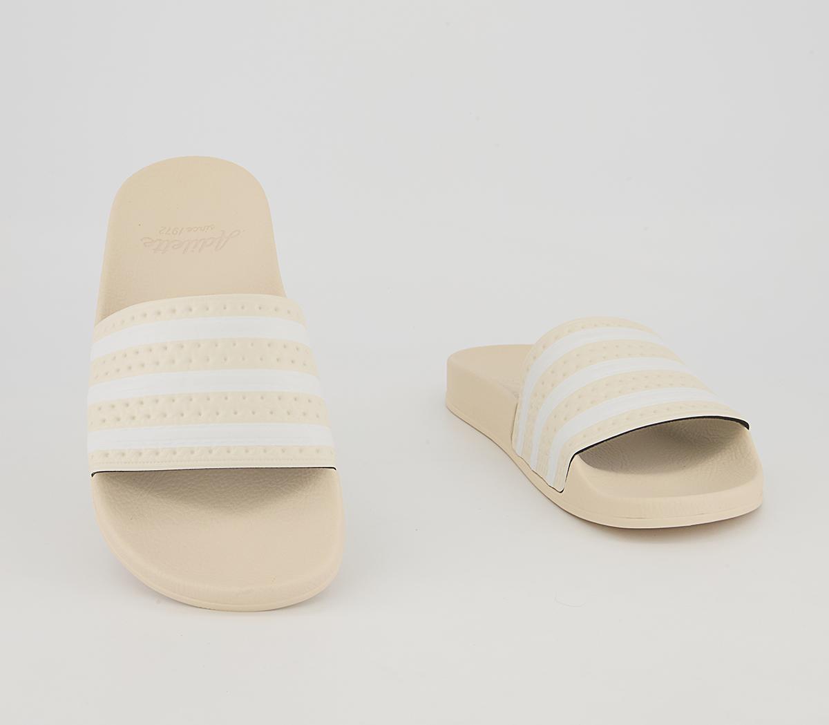 adidas Adilette Sliders adidas Adilette Sliders Wonder White