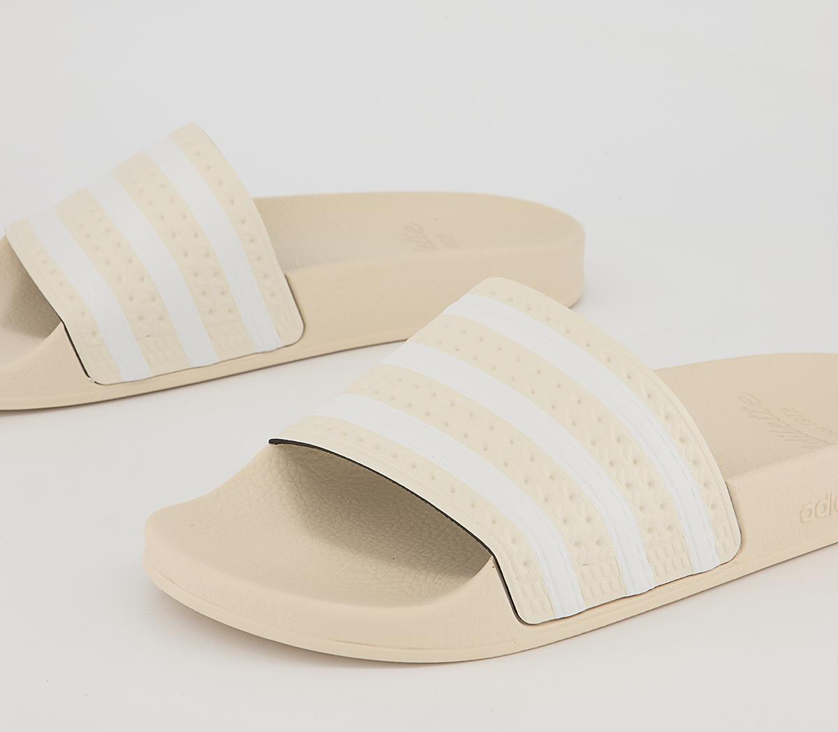 adidas Adilette Sliders adidas Adilette Sliders Wonder White