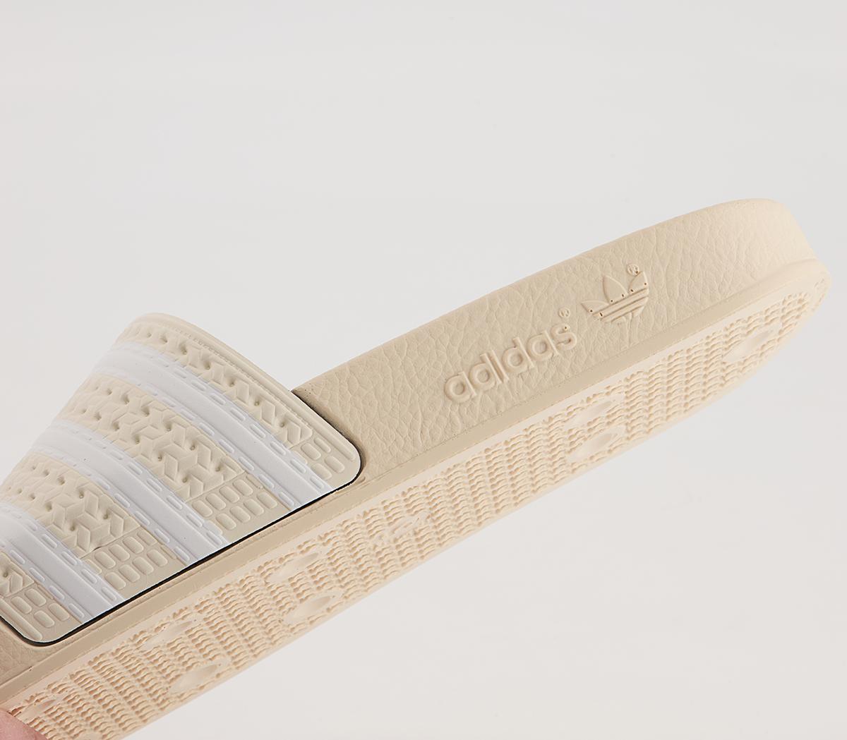 adidas Adilette Sliders adidas Adilette Sliders Wonder White
