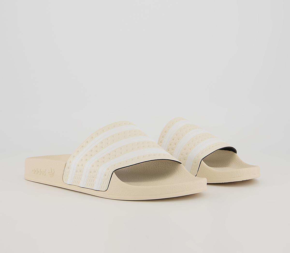 adidas Adilette Sliders adidas Adilette Sliders Wonder White