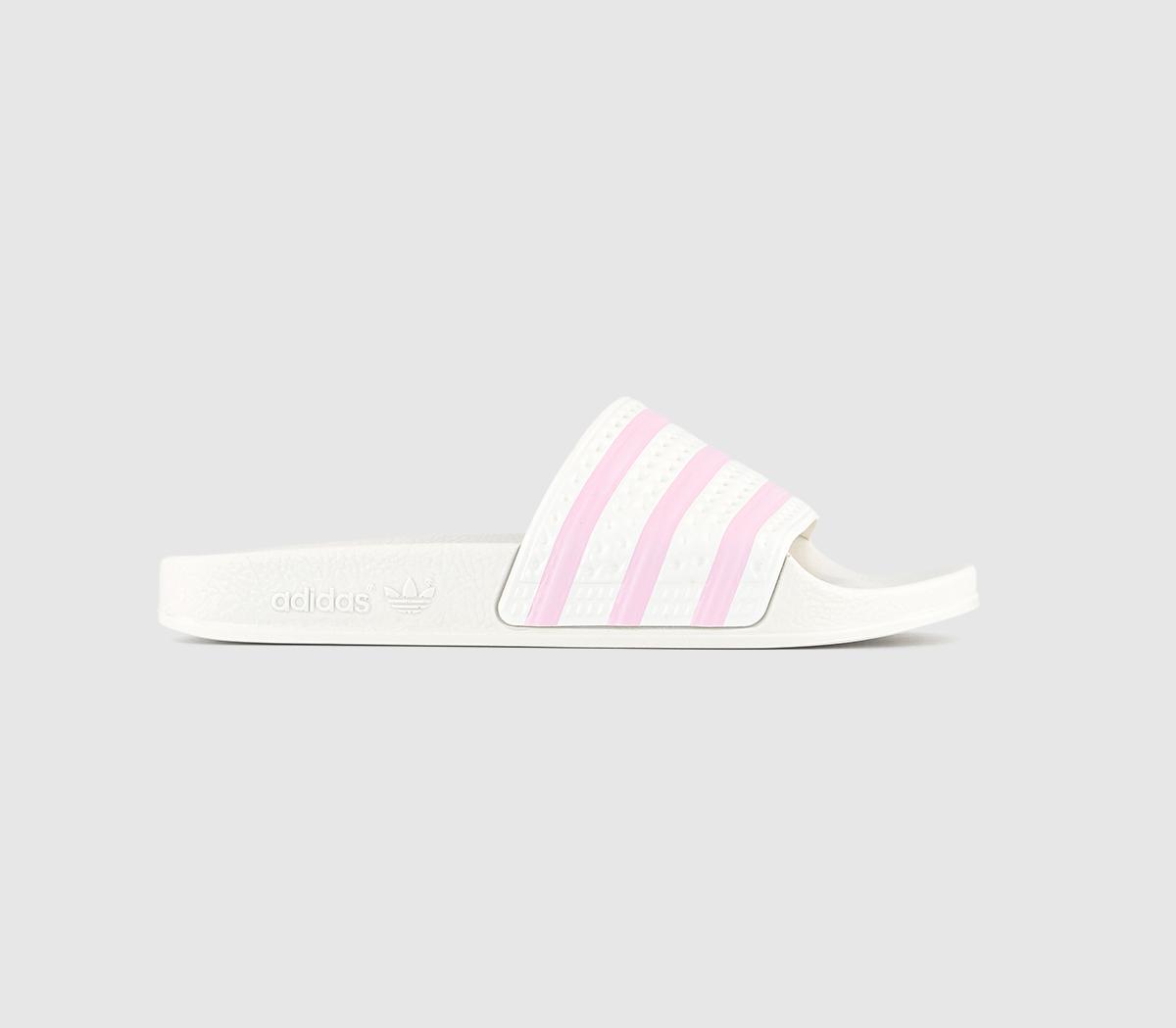 Adilette Sliders Off White Clear Pink Off White
