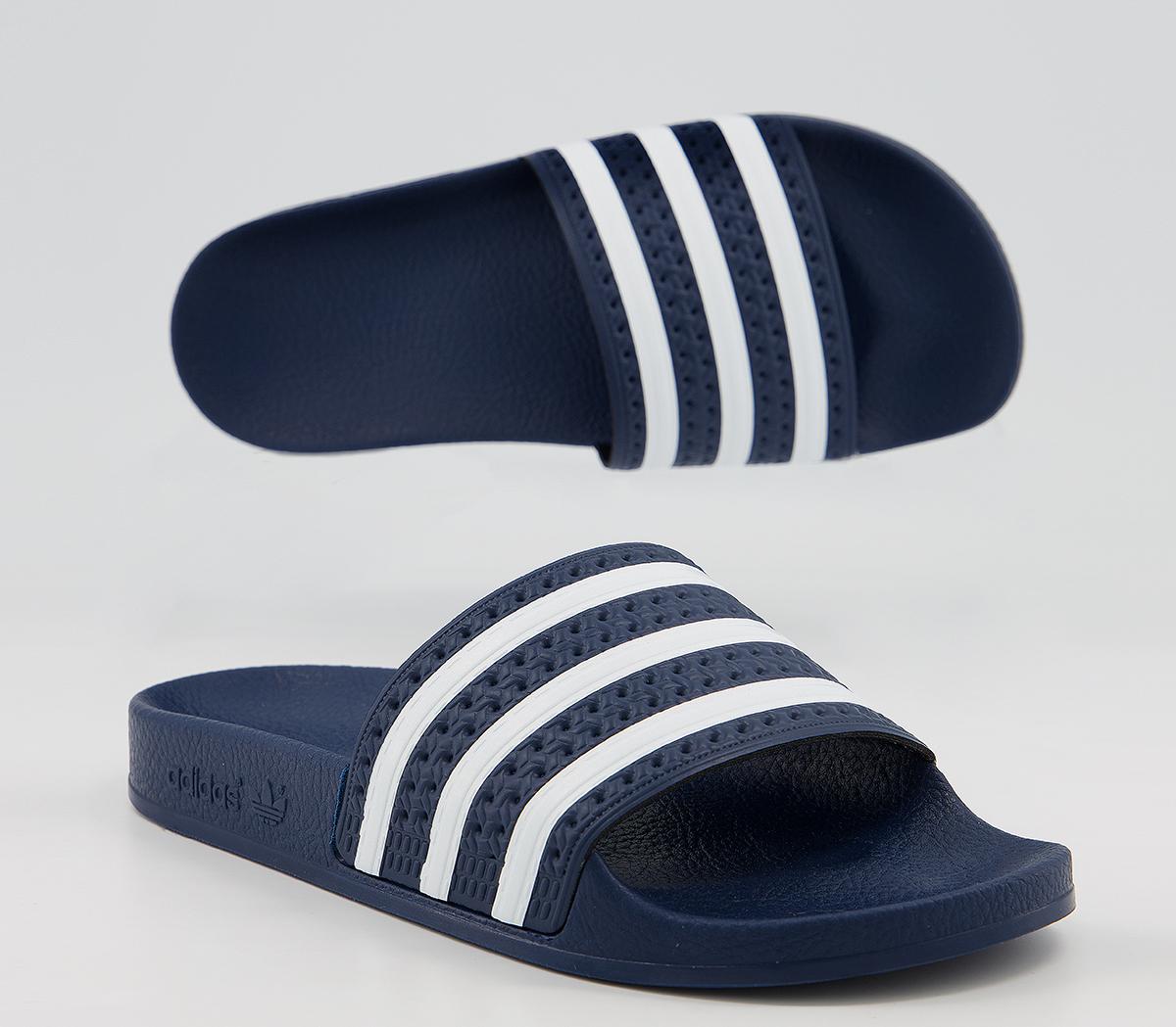 adidasAdilette SlidersNavy White