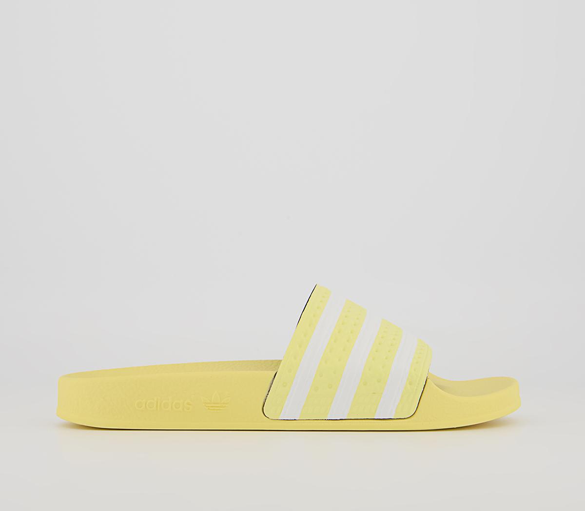 Adidas yellow sliders new arrivals