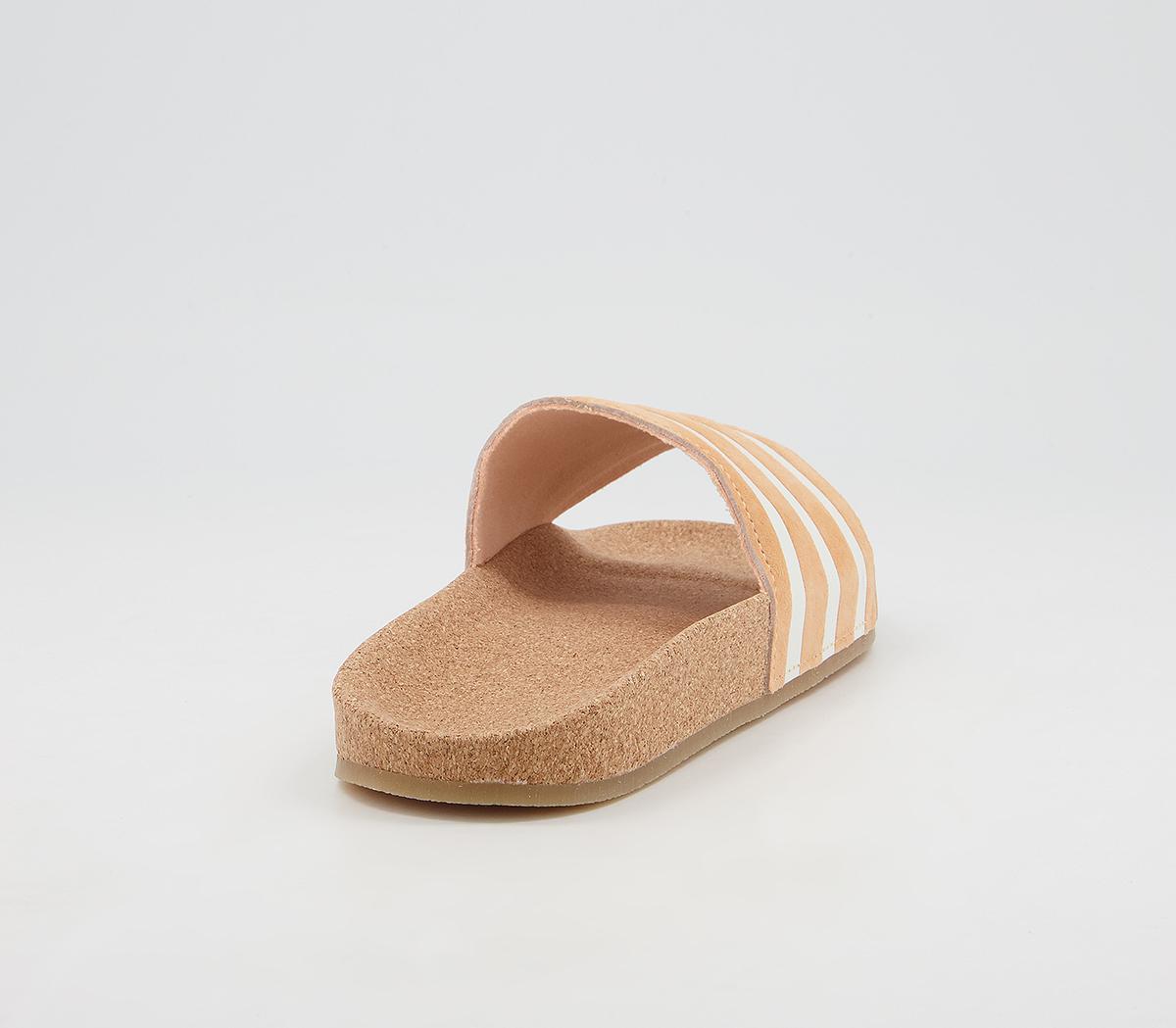 adidas Adilette Sliders adidas Adilette Sliders Orange White White