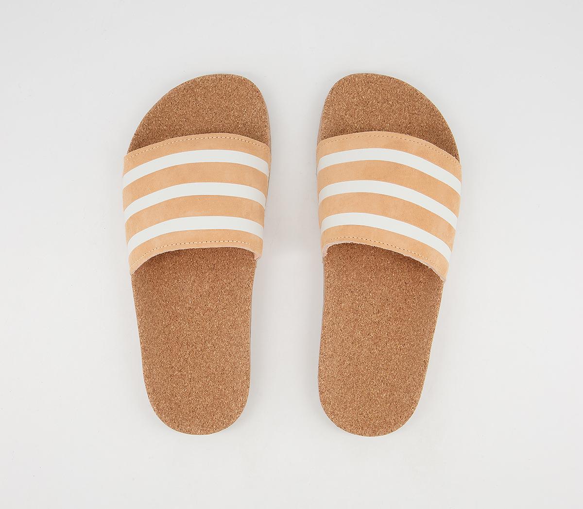 adidas Adilette Sliders adidas Adilette Sliders Orange White White