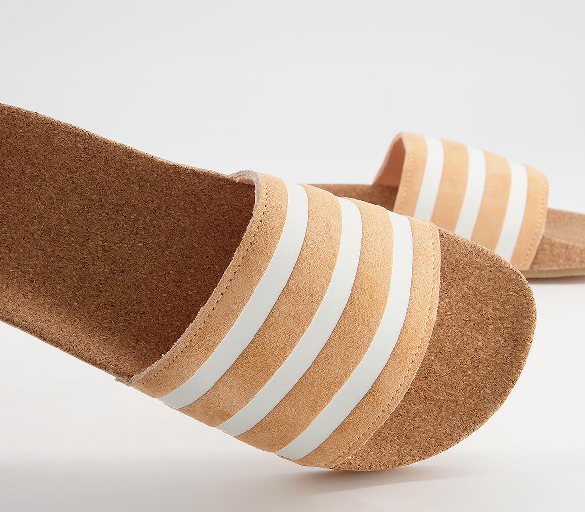 adidas Adilette Sliders adidas Adilette Sliders Orange White White