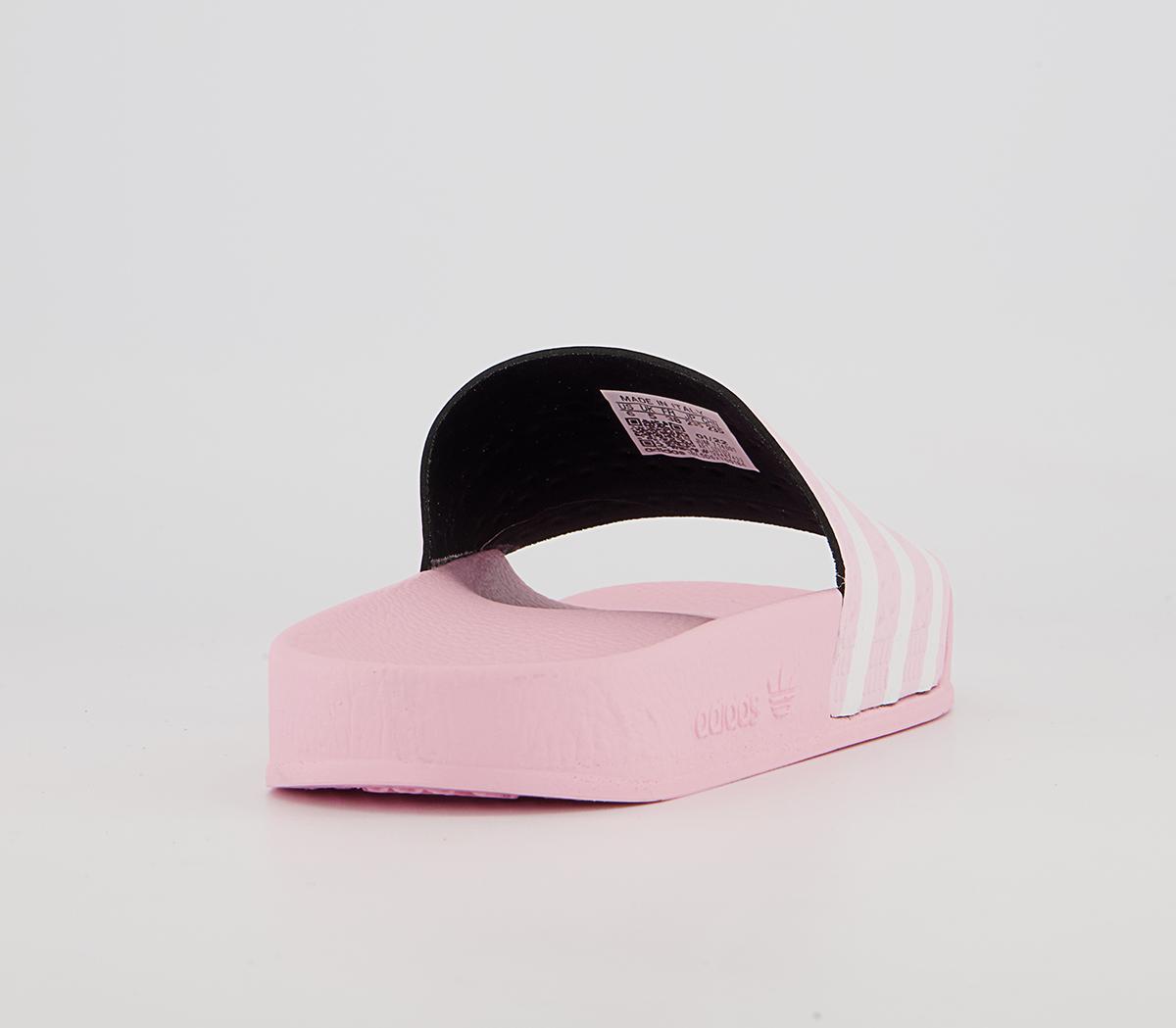 adidas Adilette Sliders adidas Adilette Sliders Pink White